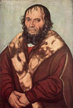 Lucas Il Vecchio Cranach : Portrait of Dr J Scheyring